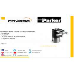 71215SN2MN00 VALVULA 1/4 NC ORIF 1/8 0-200 PSI 185 GRAD F SS0 PARKER