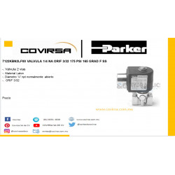 7122KBN2LF00 VALVULA 1/4 NA ORIF 3/32 175 PSI 165 GRAD F SS PARKER