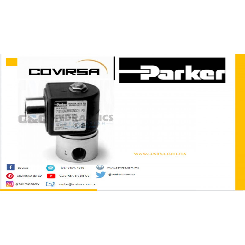 7122KBN2LF00 VALVULA 1/4 NA ORIF 3/32 175 PSI 165 GRAD F SS PARKER